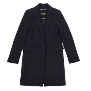 NEW Zara Manteco Wool Blazer Coat Old Money Quiet Luxury Preppy Classic Academia